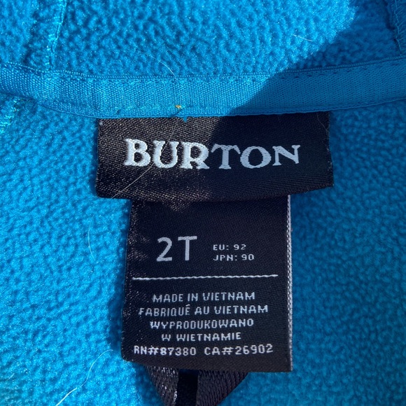 Burton Weatherproof Fleece Jacket - 2T - Picture 3 of 3